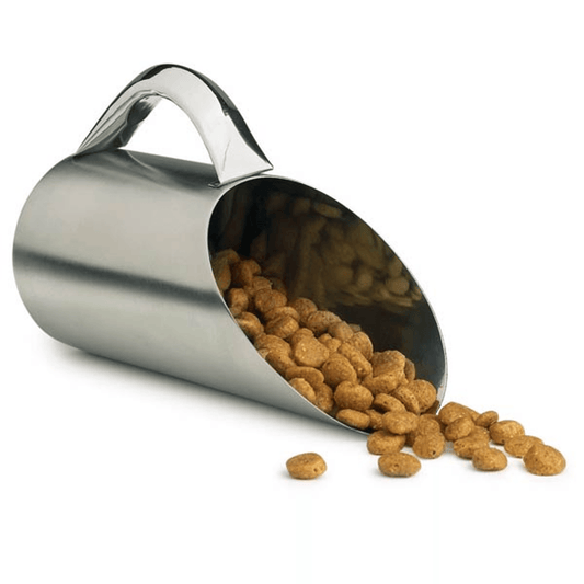 PS Pet Food Scoop - Elegant Stainless Steel Design