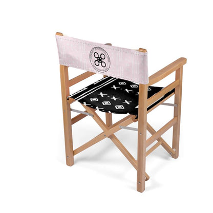 Duality Home, Pink & Black Mudcloth, Outdoor, Director's Chair | Camping Collection | Kitchen + Metal
