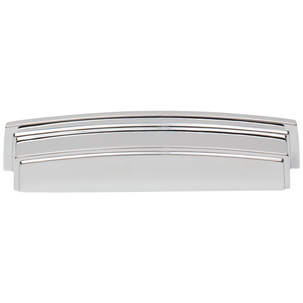 96 mm Center-to-Center Satin Nickel Square Renzo Cabinet Cup Pull