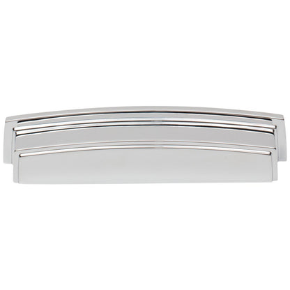 96 mm Center-to-Center Satin Nickel Square Renzo Cabinet Cup Pull