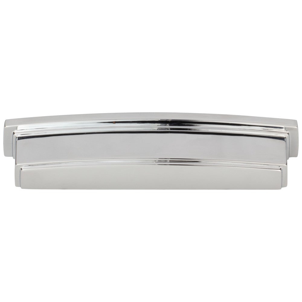 96 mm Center-to-Center Satin Nickel Square Renzo Cabinet Cup Pull