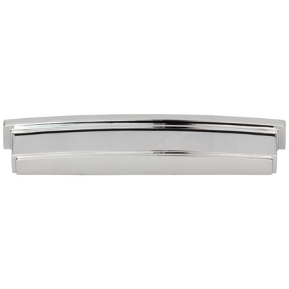 96 mm Center-to-Center Satin Nickel Square Renzo Cabinet Cup Pull