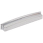 96 mm Center-to-Center Satin Nickel Square Renzo Cabinet Cup Pull