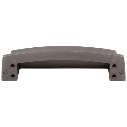 96 mm Center-to-Center Satin Nickel Square Renzo Cabinet Cup Pull