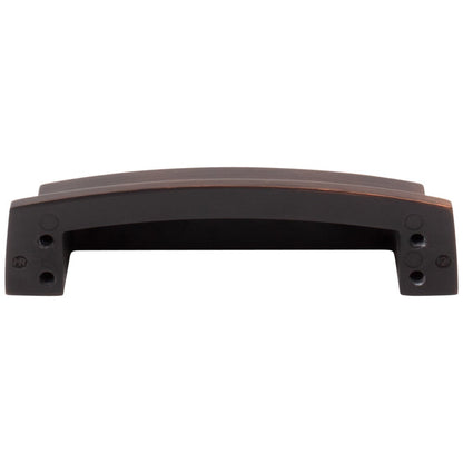 96 mm Center-to-Center Satin Nickel Square Renzo Cabinet Cup Pull