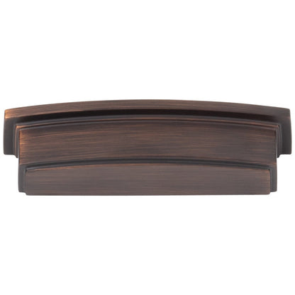 96 mm Center-to-Center Satin Nickel Square Renzo Cabinet Cup Pull