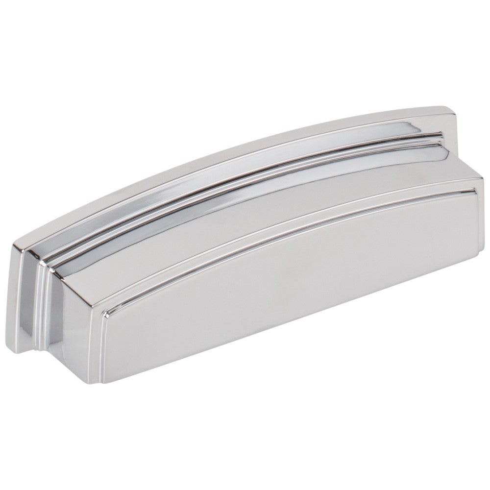 96 mm Center-to-Center Satin Nickel Square Renzo Cabinet Cup Pull