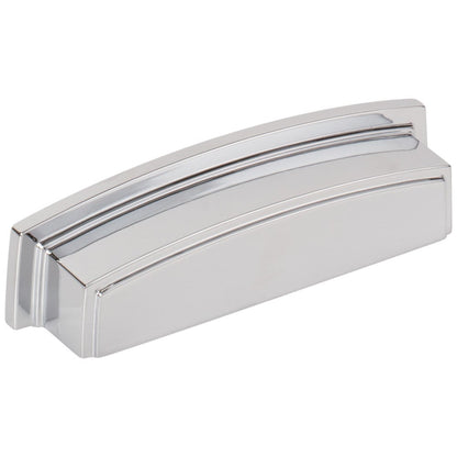 96 mm Center-to-Center Satin Nickel Square Renzo Cabinet Cup Pull