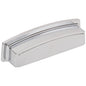 96 mm Center-to-Center Satin Nickel Square Renzo Cabinet Cup Pull
