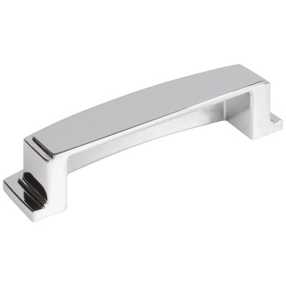 96 mm Center-to-Center Satin Nickel Square Renzo Cabinet Cup Pull