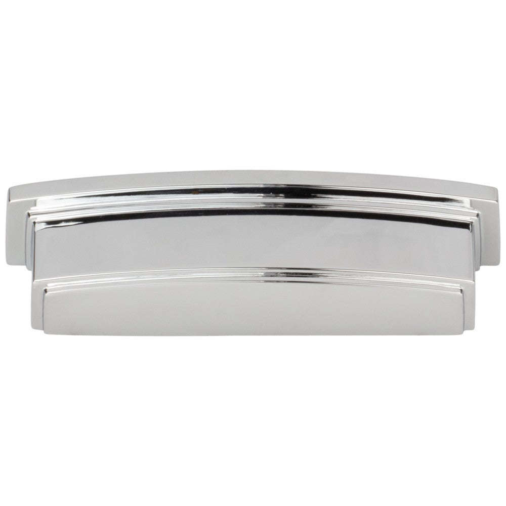 96 mm Center-to-Center Satin Nickel Square Renzo Cabinet Cup Pull