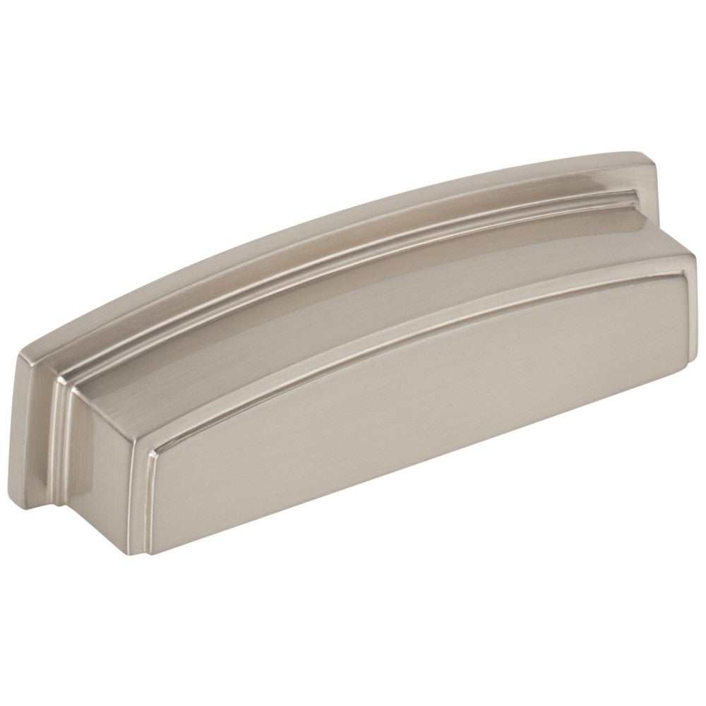 96 mm Center-to-Center Satin Nickel Square Renzo Cabinet Cup Pull