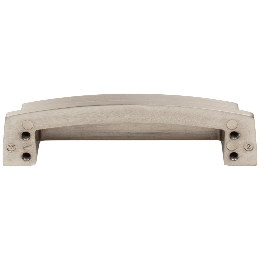 96 mm Center-to-Center Satin Nickel Square Renzo Cabinet Cup Pull
