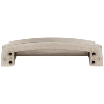 96 mm Center-to-Center Satin Nickel Square Renzo Cabinet Cup Pull