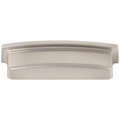 96 mm Center-to-Center Satin Nickel Square Renzo Cabinet Cup Pull