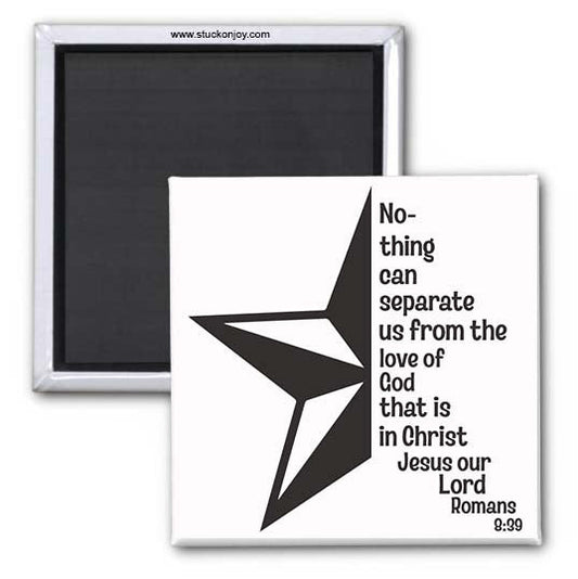 ROMANS 8:39 RELIGIOUS 2x2 MAGNET
