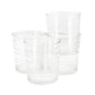 Gibson Home 4 Piece 13.5 Ounce Swirl Double Old-Fashioned Glassware | Glassware | Under $100 | Kitchen + Metal