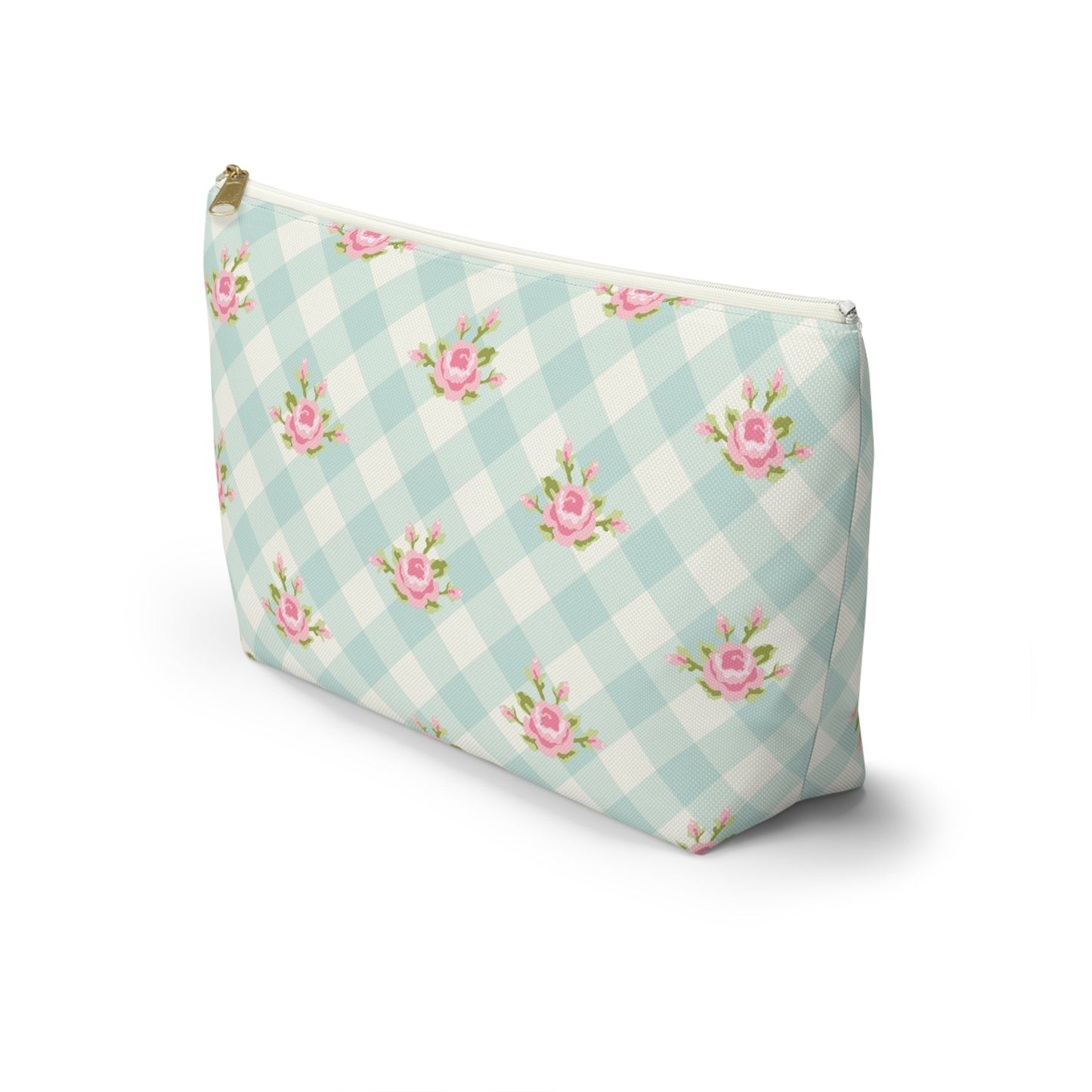 Customizable: Charming Floral Accessory Pouch | Perfect for Makeup, Travel, Gifts, Home Organization, Cute Storage