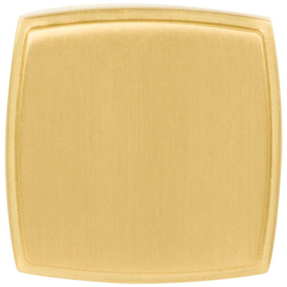 1-1/4" Overall Length Satin Nickel Square Renzo Cabinet Knob