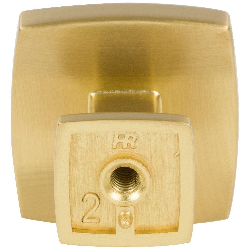 1-1/4" Overall Length Satin Nickel Square Renzo Cabinet Knob