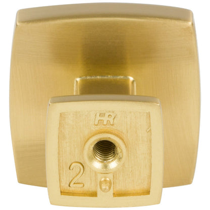 1-1/4" Overall Length Satin Nickel Square Renzo Cabinet Knob