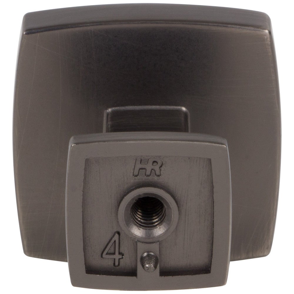 1-1/4" Overall Length Satin Nickel Square Renzo Cabinet Knob