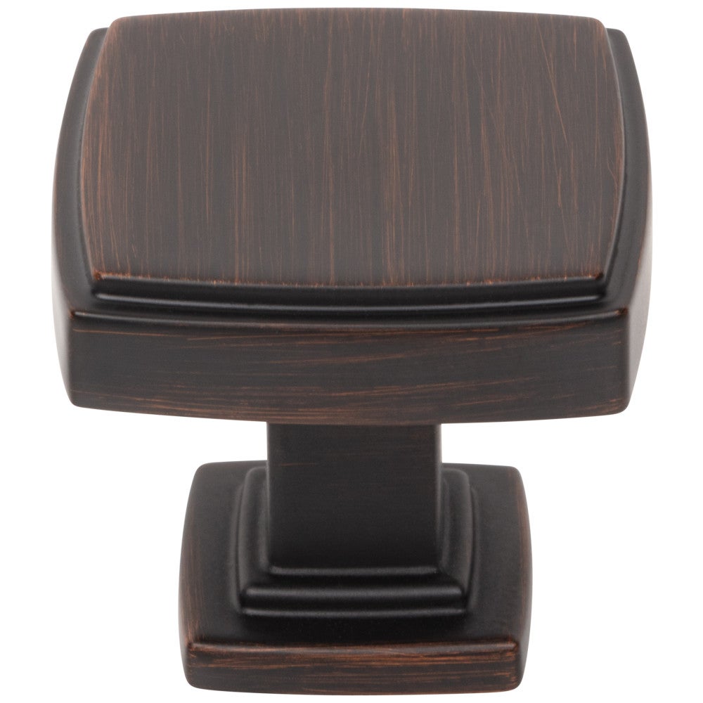 1-1/4" Overall Length Satin Nickel Square Renzo Cabinet Knob