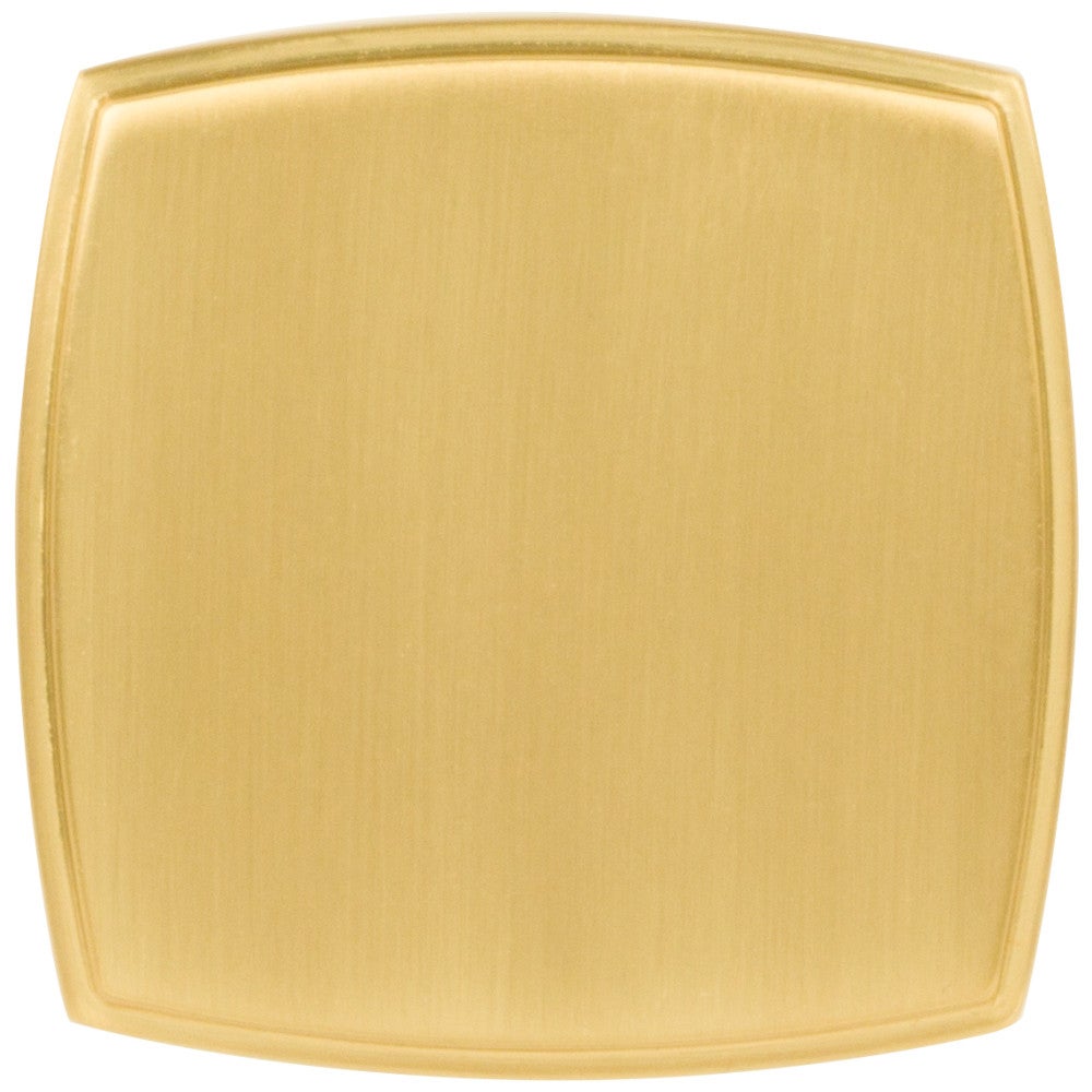 1-1/4" Overall Length Satin Nickel Square Renzo Cabinet Knob