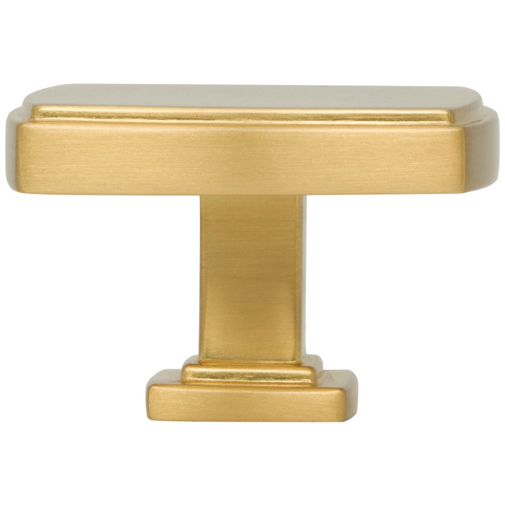 1-1/4" Overall Length Satin Nickel Square Renzo Cabinet Knob