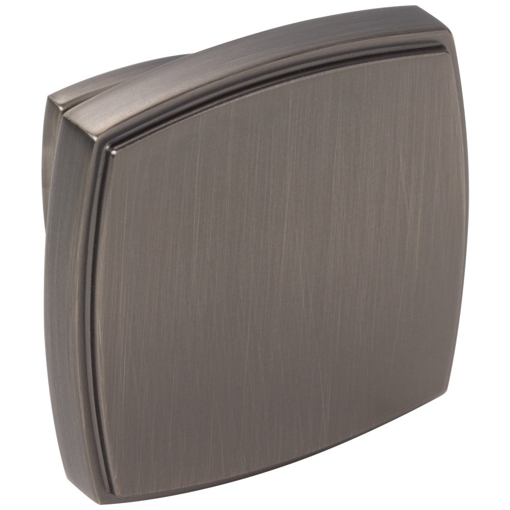 1-1/4" Overall Length Satin Nickel Square Renzo Cabinet Knob