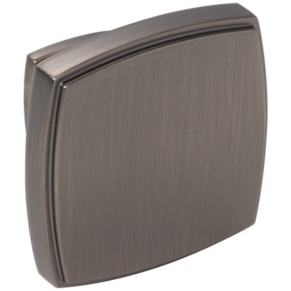 1-1/4" Overall Length Satin Nickel Square Renzo Cabinet Knob
