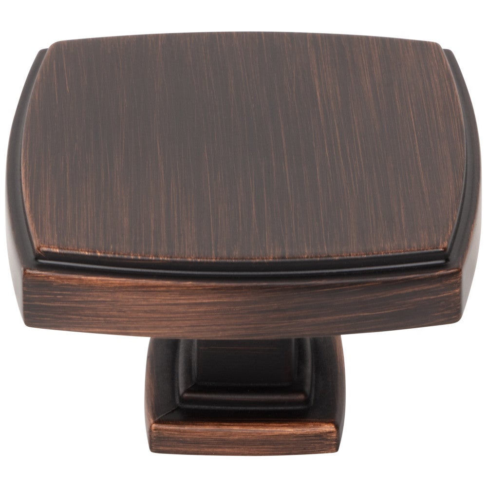 1-1/4" Overall Length Satin Nickel Square Renzo Cabinet Knob