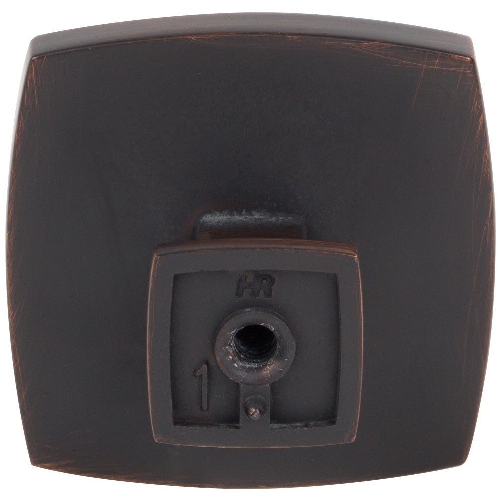 1-1/4" Overall Length Satin Nickel Square Renzo Cabinet Knob