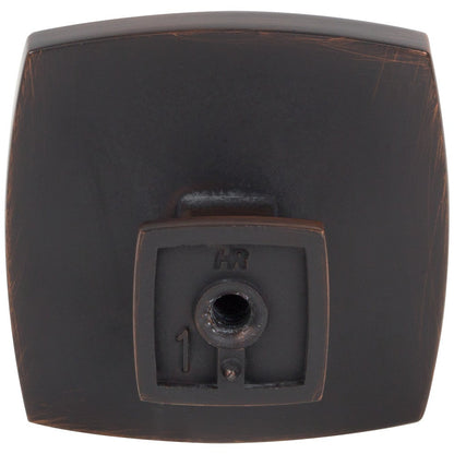 1-1/4" Overall Length Satin Nickel Square Renzo Cabinet Knob