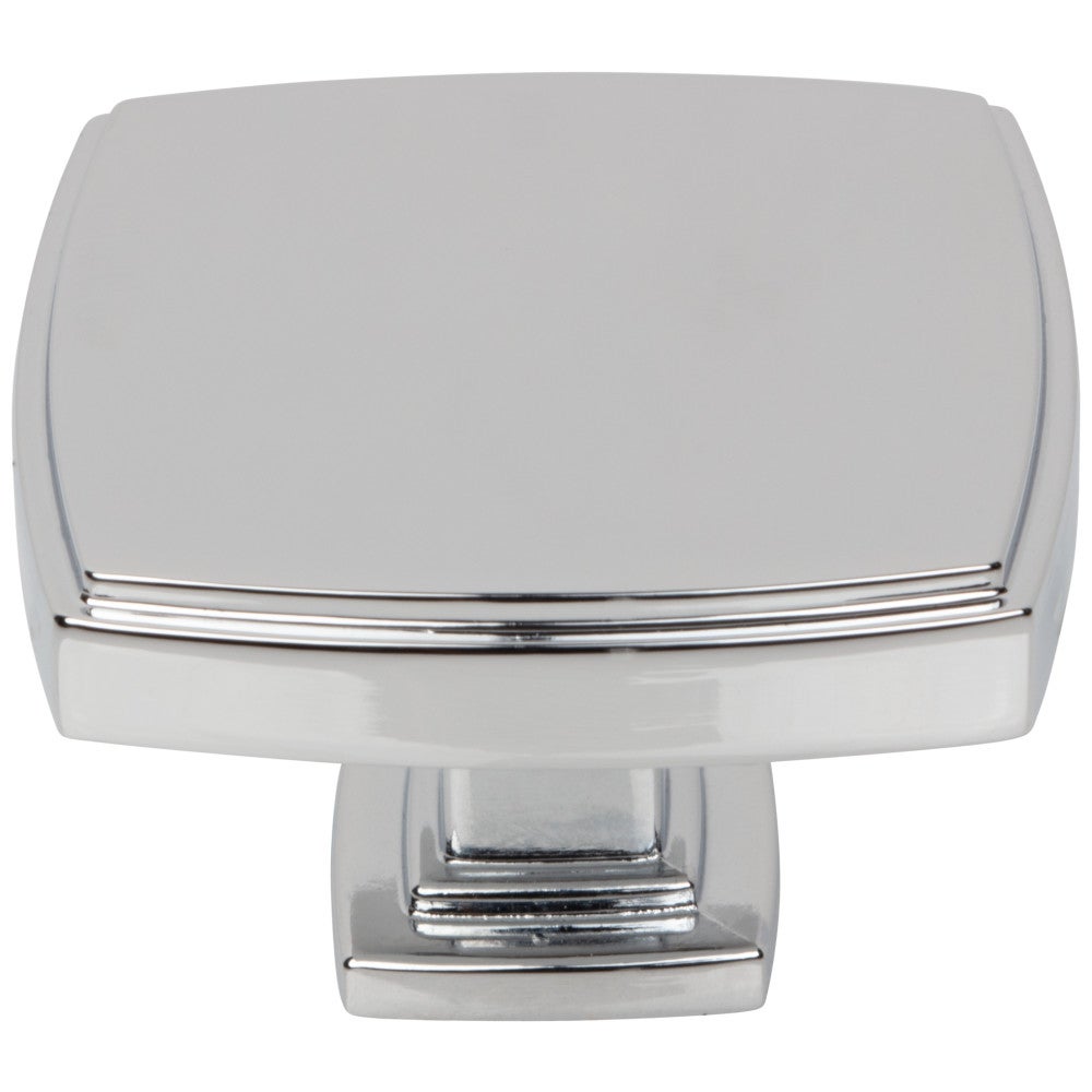 1-1/4" Overall Length Satin Nickel Square Renzo Cabinet Knob