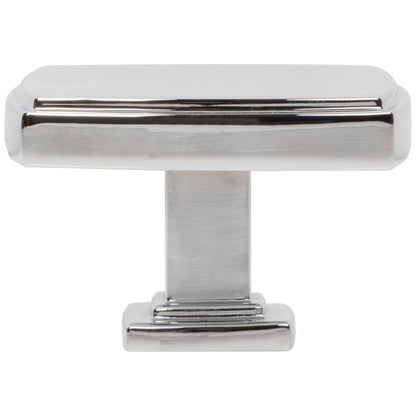 1-1/4" Overall Length Satin Nickel Square Renzo Cabinet Knob