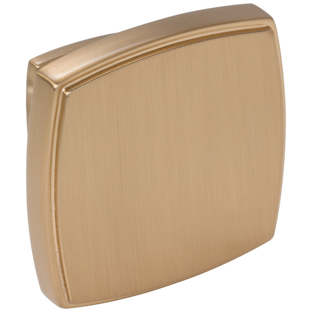 1-1/4" Overall Length Satin Nickel Square Renzo Cabinet Knob