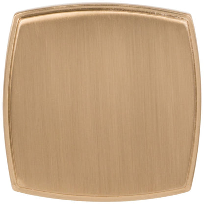 1-1/4" Overall Length Satin Nickel Square Renzo Cabinet Knob