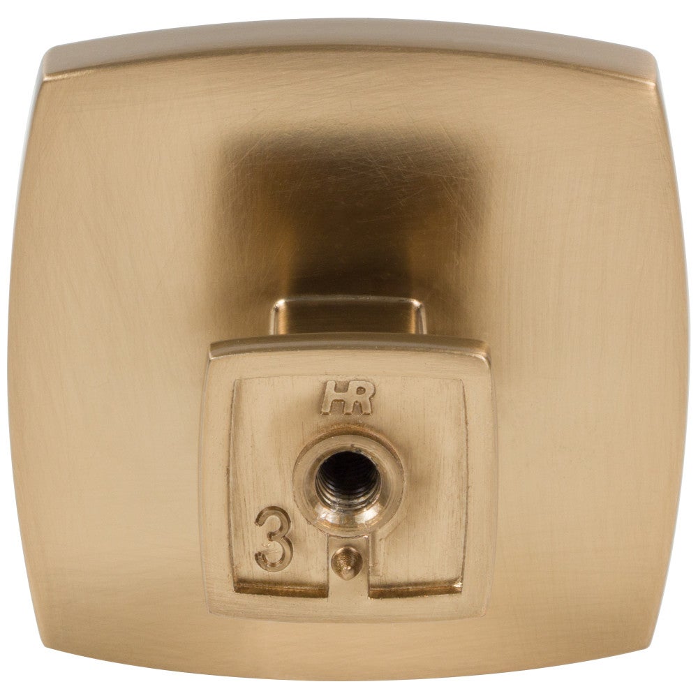 1-1/4" Overall Length Satin Nickel Square Renzo Cabinet Knob