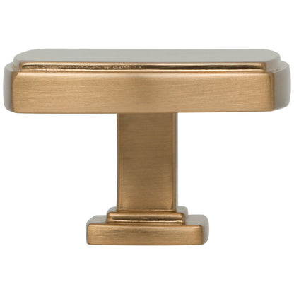 1-1/4" Overall Length Satin Nickel Square Renzo Cabinet Knob