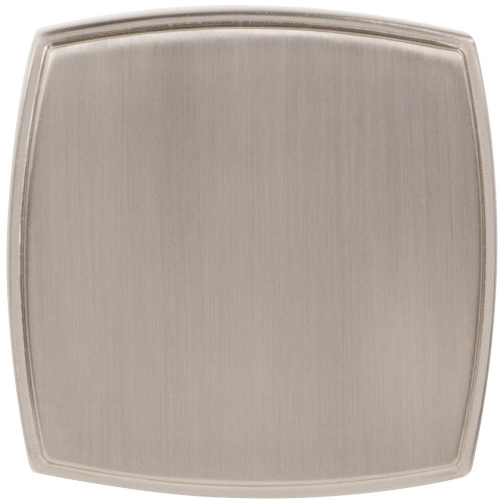 1-1/4" Overall Length Satin Nickel Square Renzo Cabinet Knob