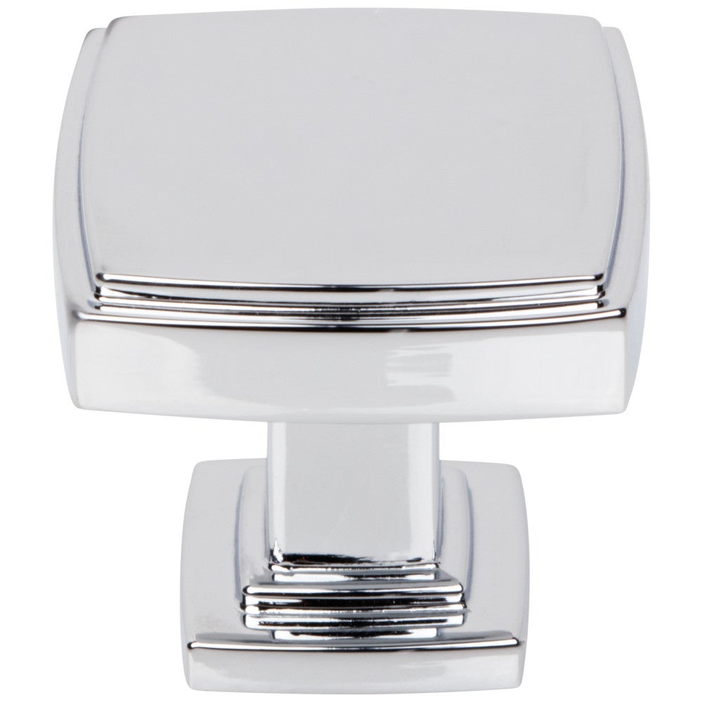 1-1/4" Overall Length Satin Nickel Square Renzo Cabinet Knob