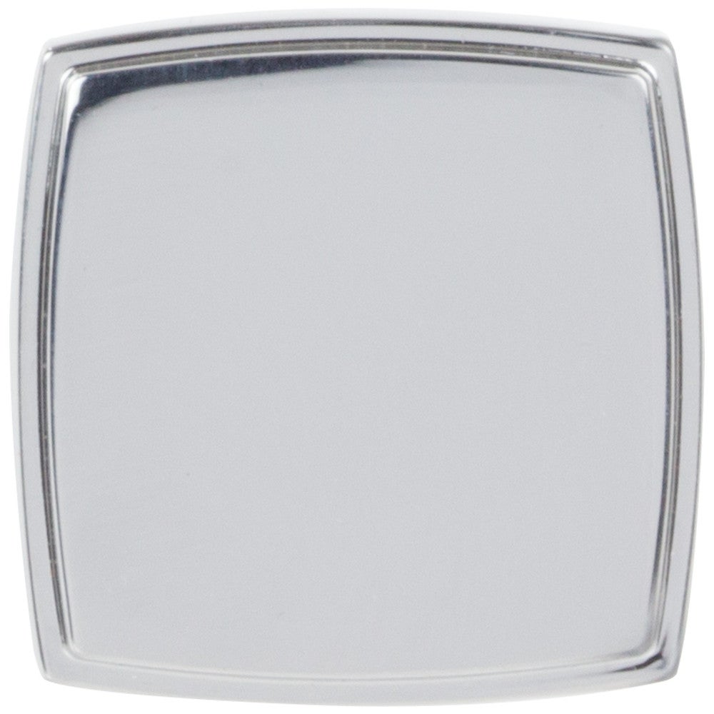 1-1/4" Overall Length Satin Nickel Square Renzo Cabinet Knob