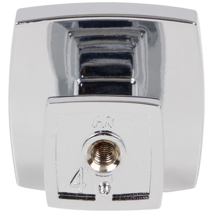 1-1/4" Overall Length Satin Nickel Square Renzo Cabinet Knob