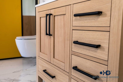 Ashley 36" Natural Oak Bathroom Cabinet