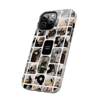 Retro Collage Phone Case - You Are Valued, Durable Protection for Your Device, Thoughtful Gift for Friends & Family, Perfect for Any [...]
