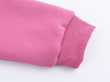 Women Clothing Autumn Winter Casual All Match round Neck Loose Printed Sweatshirts