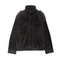 Women Clothing Suede Textured Leather Coat