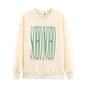 Autumn Women Casual Loose All Match round Neck Printed Sweater