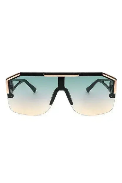 Square Oversize Retro Sunglasses - 100% UV Protection | Femstylo